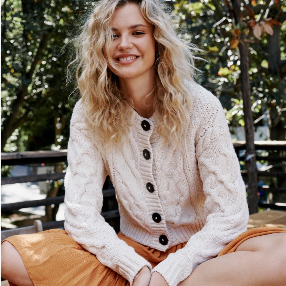 ✨BNWT✨ FREE PEOPLE  Bonfire Cardi 🌼 Size M